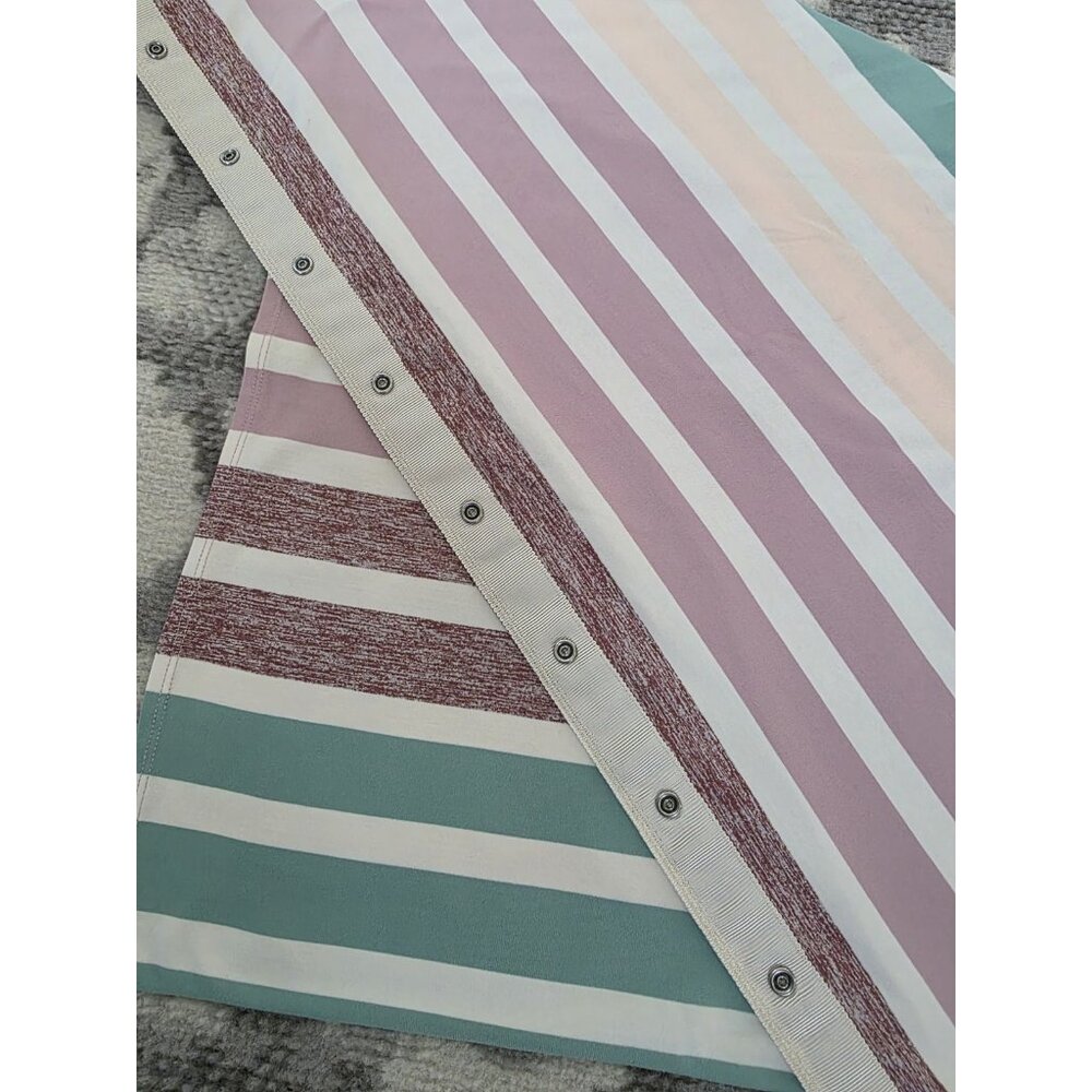 Lululemon Triplet Twin Stripe Heathered Angel Wing Multi Vinyasa Scarf OS - Picture 2 of 5
